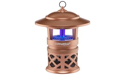 Dynatrap Insect and Mosquito Trap Decora Series Copper w/ Two Replacement Bulbs, Half-Acre Coverage