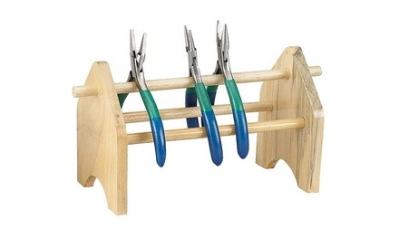 Wooden Plier and Tool Rack