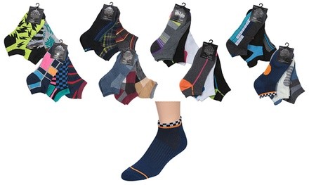 James Fiallo Men's Athletic Sports Cushioned Low-Cut Socks (12 Pairs)