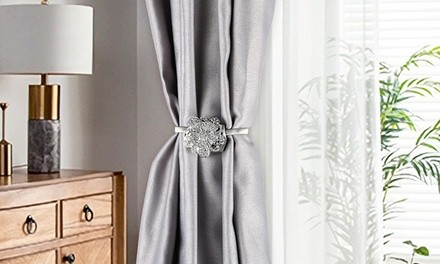 Decorative Magnetic Curtain Tiebacks (2-Pack)