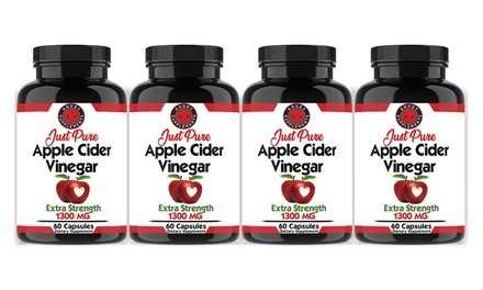 Just Pure Apple Cider Vinegar (4-, 5-, or 6-Pack)