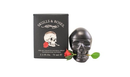 Ed Hardy Skulls & Roses Eau De Toilette Spray 2.5 Oz / 75 Ml 