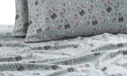 100% Cotton Flannel Laundry by Shelli Segal Sheet Set (3- or 4-Piece)