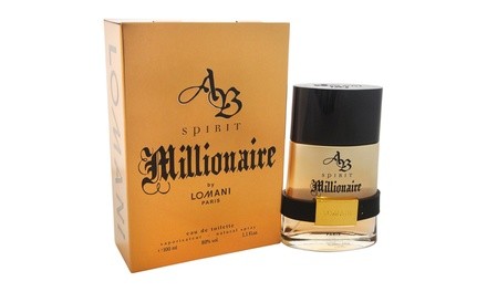 Lomani AB Spirit Millionaire Eau de Toilette Spray for Men (3.3 Fl. Oz.)