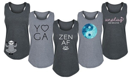 Instant Message Women's Yoga-Zen AF Tank. Plus Sizes Available.