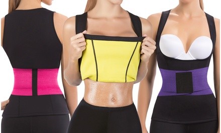 Women's Waist Trimmer Vest with Waist Trainer Belt