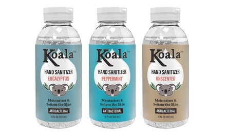 Koala Hand Sanitizer Gel with 68–70% Ethyl Alcohol (2 Fl. Oz., 12 Fl. Oz., or 1 Gal.)