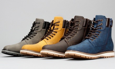 Harrison Men's Casual Nubuck Lace-up Boots