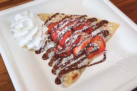 $10 For $20 Worth Of French Crepes & Gourmet Ice Cream