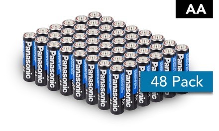 Panasonic Super Heavy Duty AA Batteries (Pack of 48)