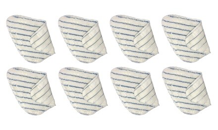 True & Tidy STM-300 Multi-Surface Steam Mop Replacement Mop Pads (4- or 8-Piece)