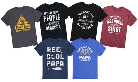 Instant Message: Grandpa Life Men's Tees (2-Pack; S-3XL)