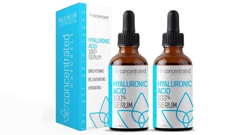 Concentrated Naturals Hyaluronic Acid Serum; 1 Fl. Oz. (2-Pack)