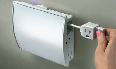 Xtendacord New All in One Wall Mounted Power Source w/ 6'  X-cord & 6 Outlets