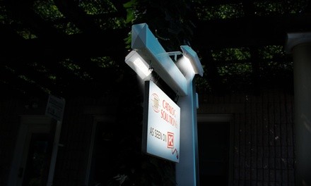 Dual Solar Sign Post Light Set (1-, 2-, and 4-Pack)