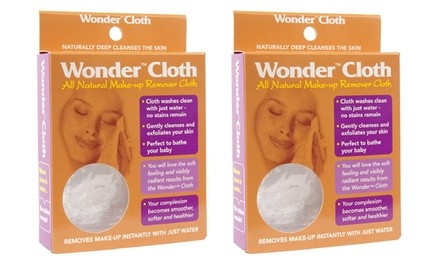 Wonder Cloth All-Natural Makeup Remover (1- or 2-Pack)