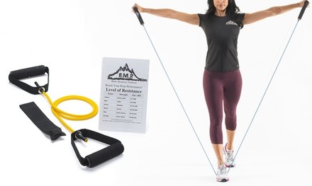 Black Mountain Products Resistance Band with Door Anchor