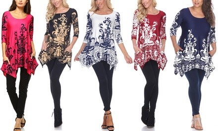 Women's Tunic Top. Plus Sizes Available