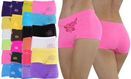 6-Pack Women's Microfiber Boyshorts Mystery Deal