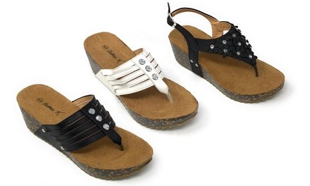 Women's Wedge Cork Sandals