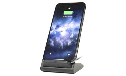 LAX Gadgets Universal Qi Wireless Charger Phone Desktop Stand