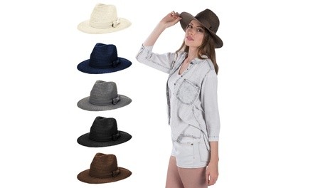 Women's Floppy Sun Beach Straw Hat