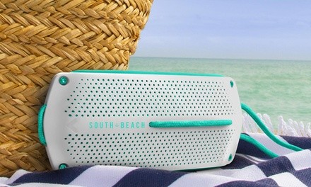 SOUTH BEACH Wireless Water-Resistant Bluetooth Speaker