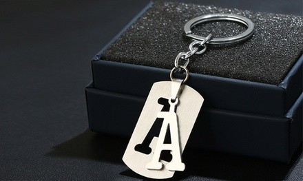 Initial Keychain with Gift Box