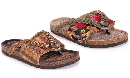 Muk Luks Women's Elaine Slip-On Sandals