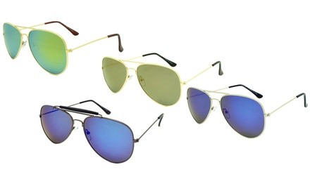 MMK Collection Aviator Polarized Sunglasses with 100% UV Protection