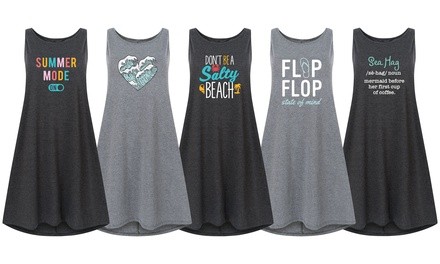 Women's Beach Ready Print Tank Dresses