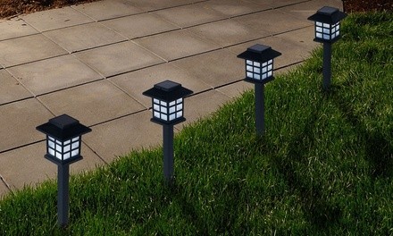 Pure Garden Outdoor Solar Lantern Landscaping Lights (6-Pack)