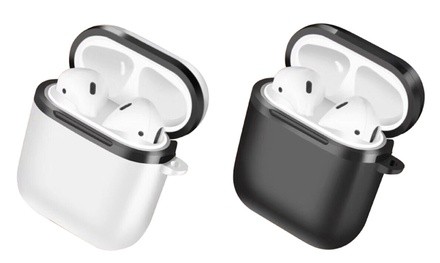 RevJams Hard Shell Protective Apple AirPods 1 & 2 Charging Case (2-Piece) (LED Not Visible) 