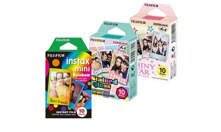 Fujifilm Instax Mini Instant Film 10 x 3 Assorted Film designs