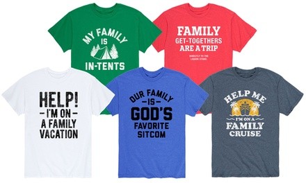 Instant Message Men's Sarcastic and Humorous Family T-Shirts (S–3XL)