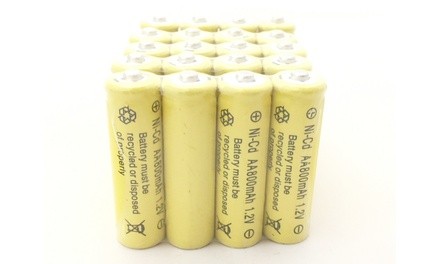 20x AA 800mAh 2A Size 1.2V Rechargeable Battery For Garden Solar Light P20