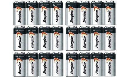 Energizer Max Alkaline 9 Volt Batteries (24-Pack)