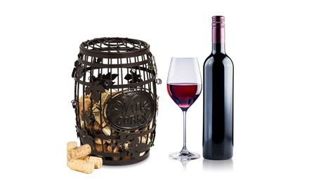 Wine Barrel Cork Holder
