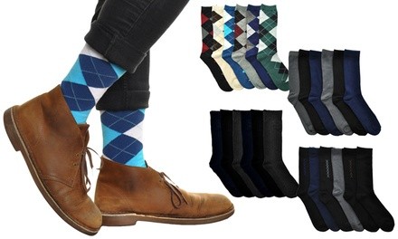 Men's Cotton Dress Socks (6-Pack)