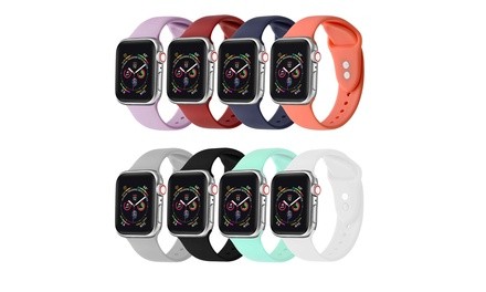 Posh Tech Silicone Band for Apple Watch Series 1, 2, 3, 4 & 5