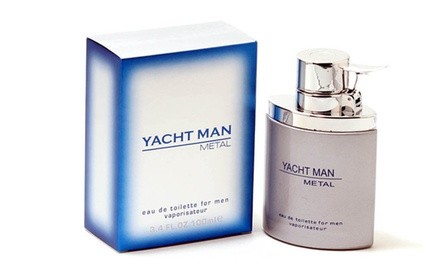 Myrurgia Yacht Man Metal Eau de Toilette for Men (3.4 Fl. Oz.)