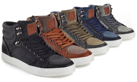 Franco Vanucci Men's High-Top Sneakers