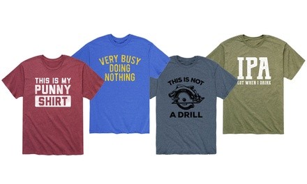 Instant Message: Men's Punny T-Shirts (S-3XL)