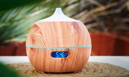 ArtNaturals Essential Oil Diffuser and Humidifier with Bluetooth Speaker and Clock