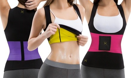 Cami Sweat Shaper for Women with Waist Trainer Belt