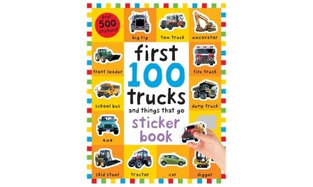 First 100 Trucks and Things That Go Children's Sticker Book