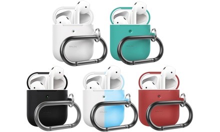 Waloo Silicone AirPod Case for AirPods 1st & 2nd Generation (LED Visible)