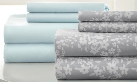 Haight-Ashbury Collection Microfiber Sheet Set (4-Pack)