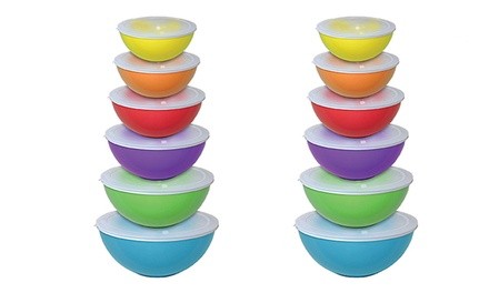 Nesting Bowls with Lids (12- or 24-Piece)