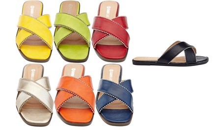 Women's Flat Slip-On Sandals